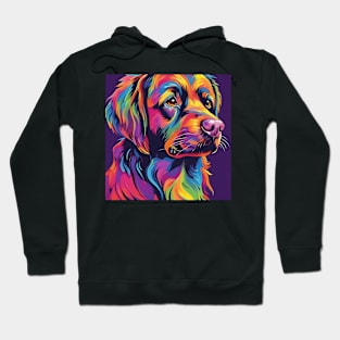 Colorful beautiful dog Hoodie